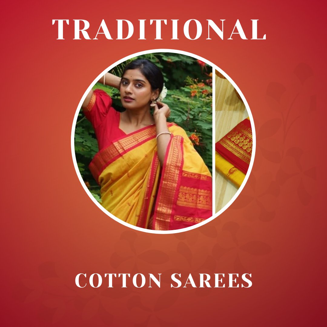 Traditional Pure Cotton Sarees – shakthistyles