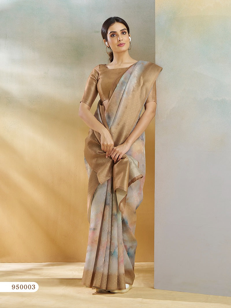 handloomed weaving koral silk saree