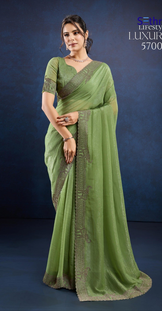 designer party wear saree