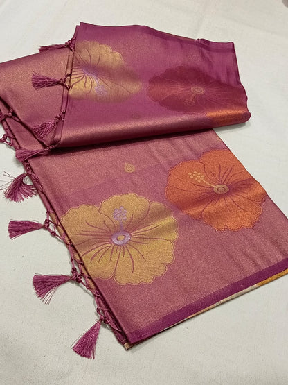 Banarasi soft silk saree