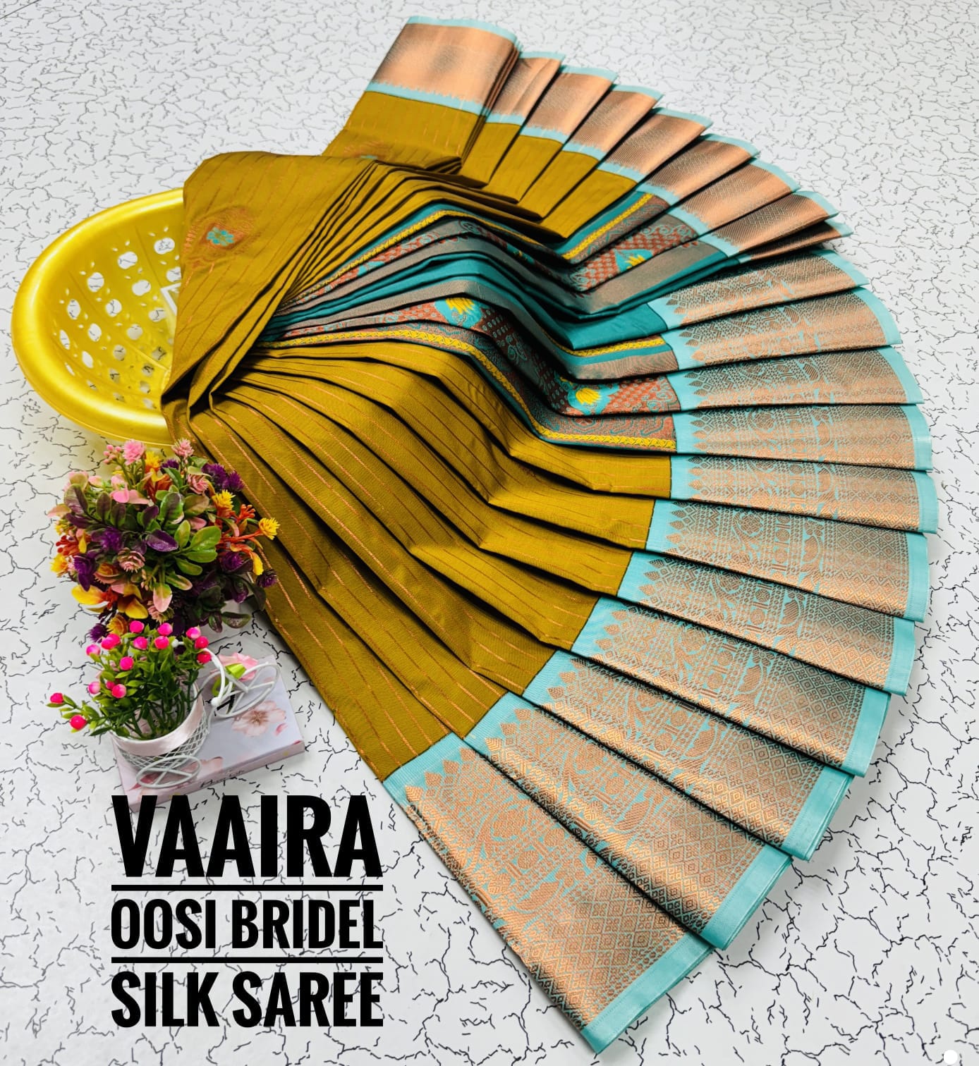 Vaira oosi Wedding silk saree