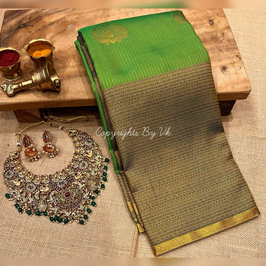 Soft pattu saree - unique design