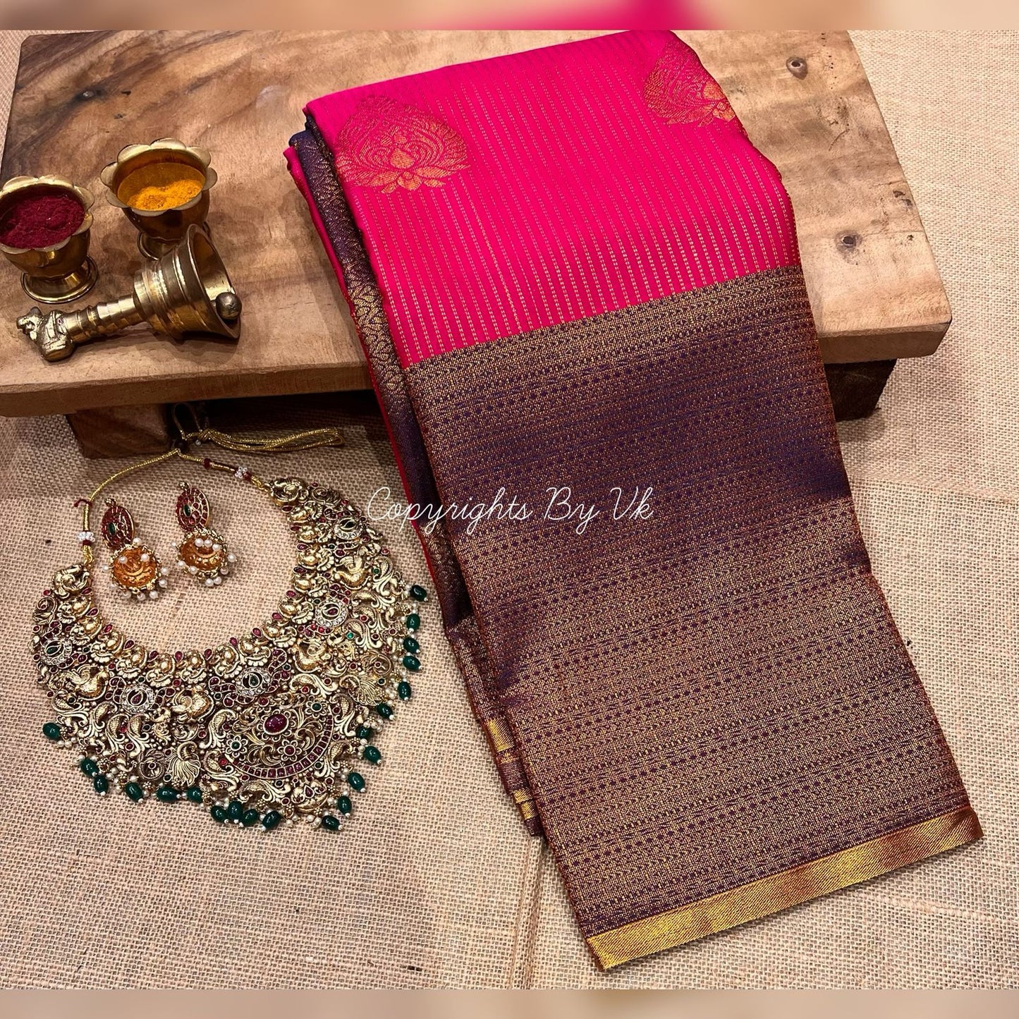 Soft pattu saree - unique design