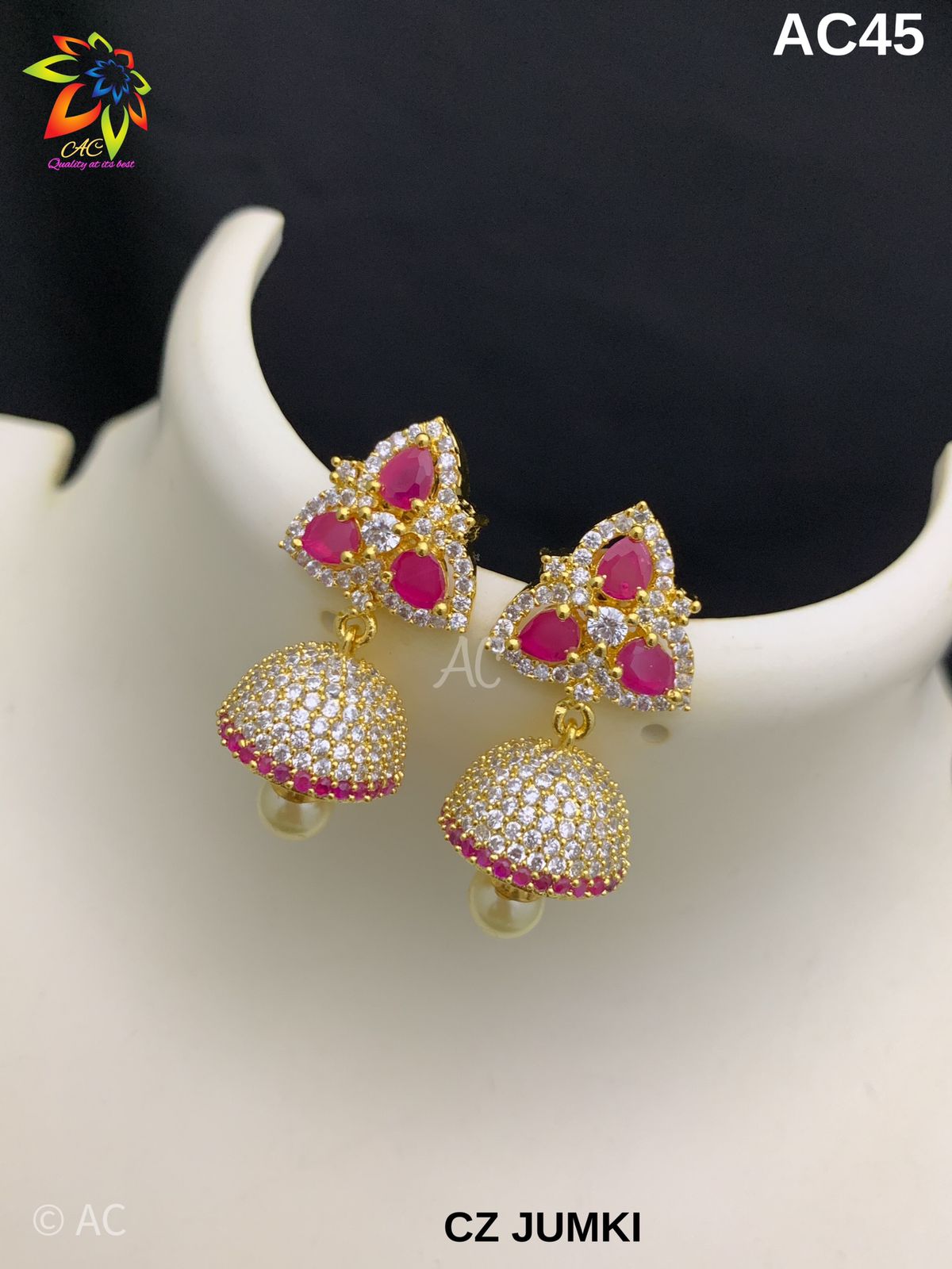 One gram gold on sale jhumka earrings with price