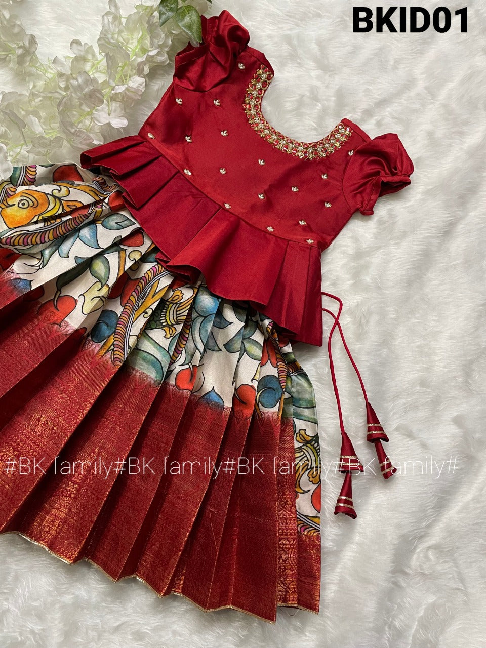 Pattu lehenga 2024 for babies