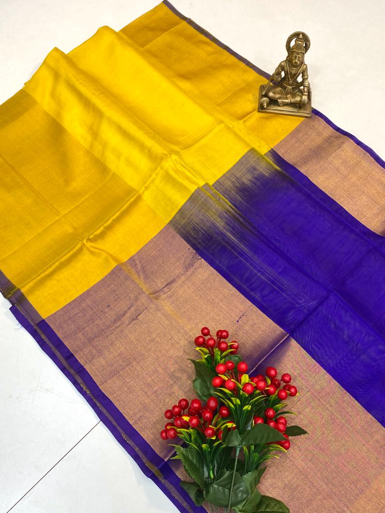 Beautiful Pure Uppada Pattu Saree Double Side Zari Border Unstitched  Running Blouse for Wedding Sari blouse Stitching Available - Etsy Finland