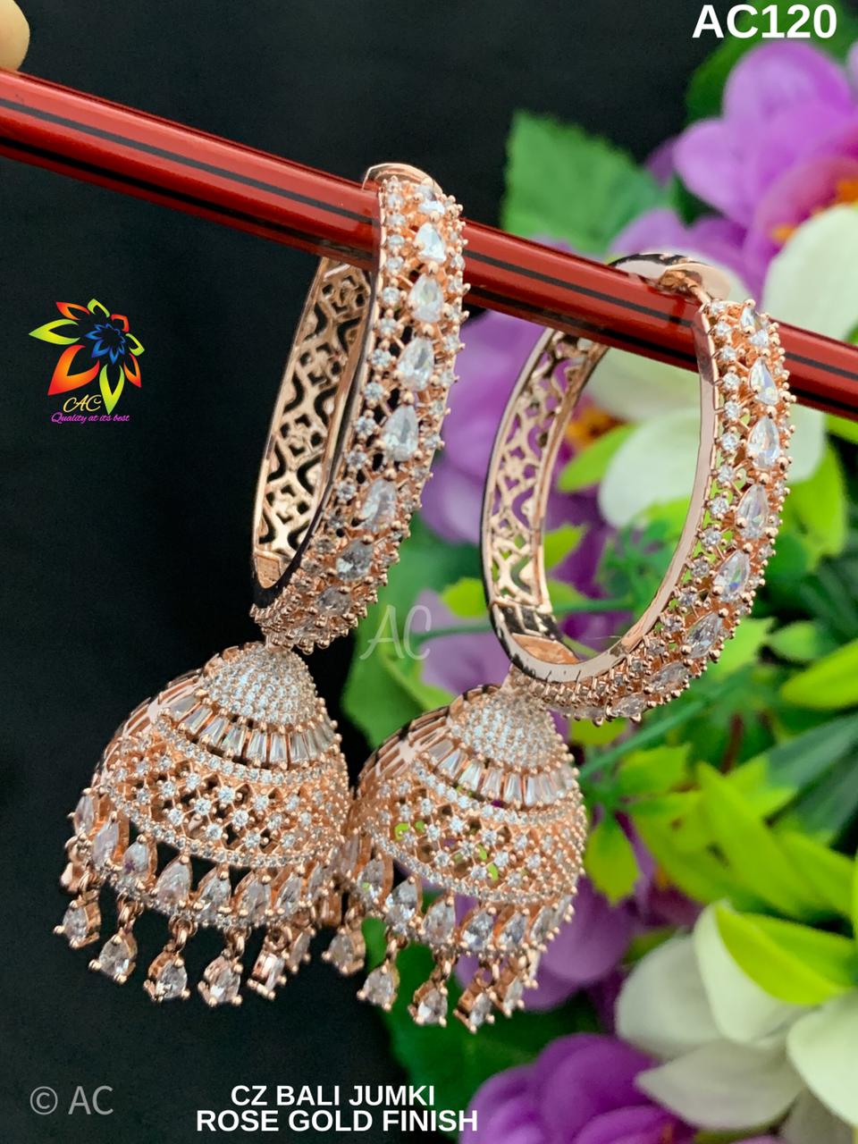 Loop jhumkas deals