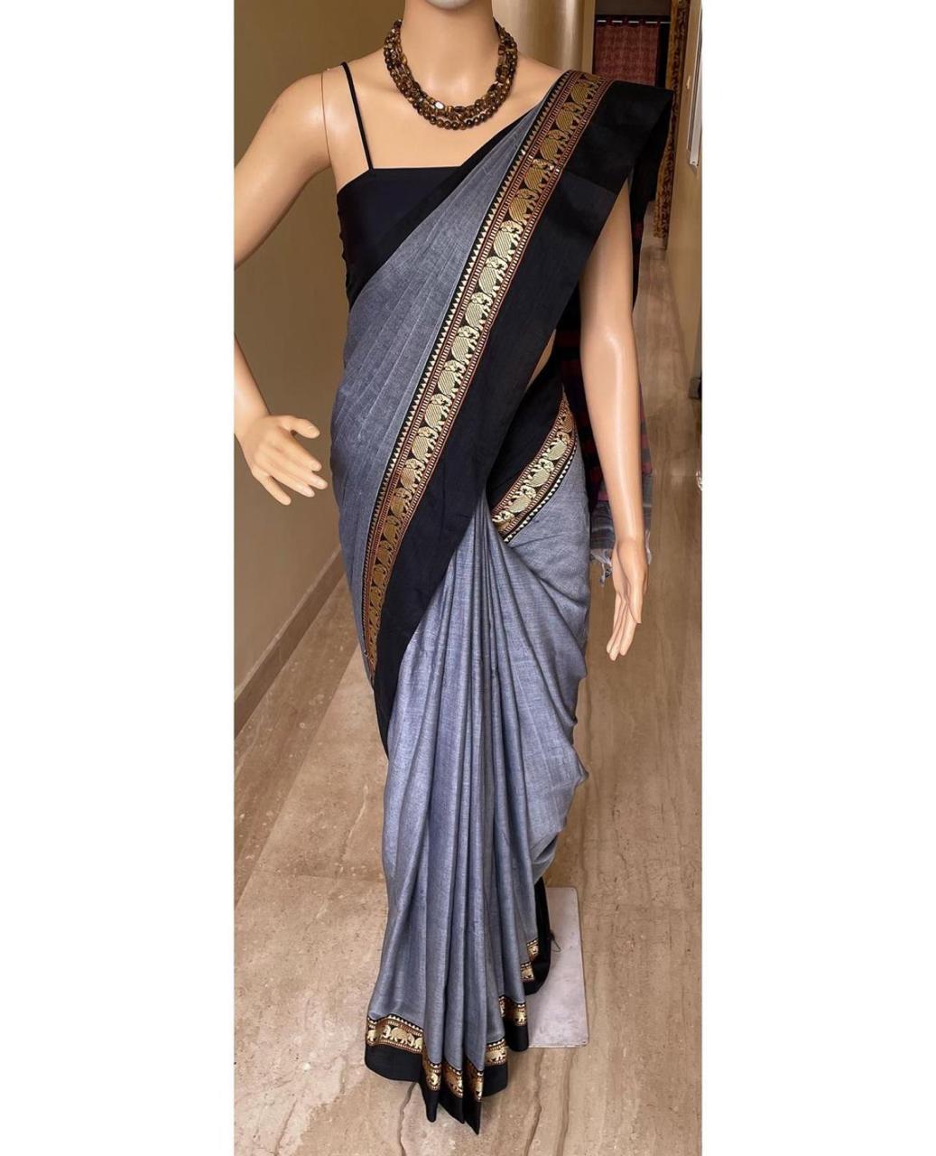 New Latest Desing Designer Bollywood Fashion Trending Collection Best Top  Selling 300 Saree Lace Border Simple Plain Chex Jacquard Saree