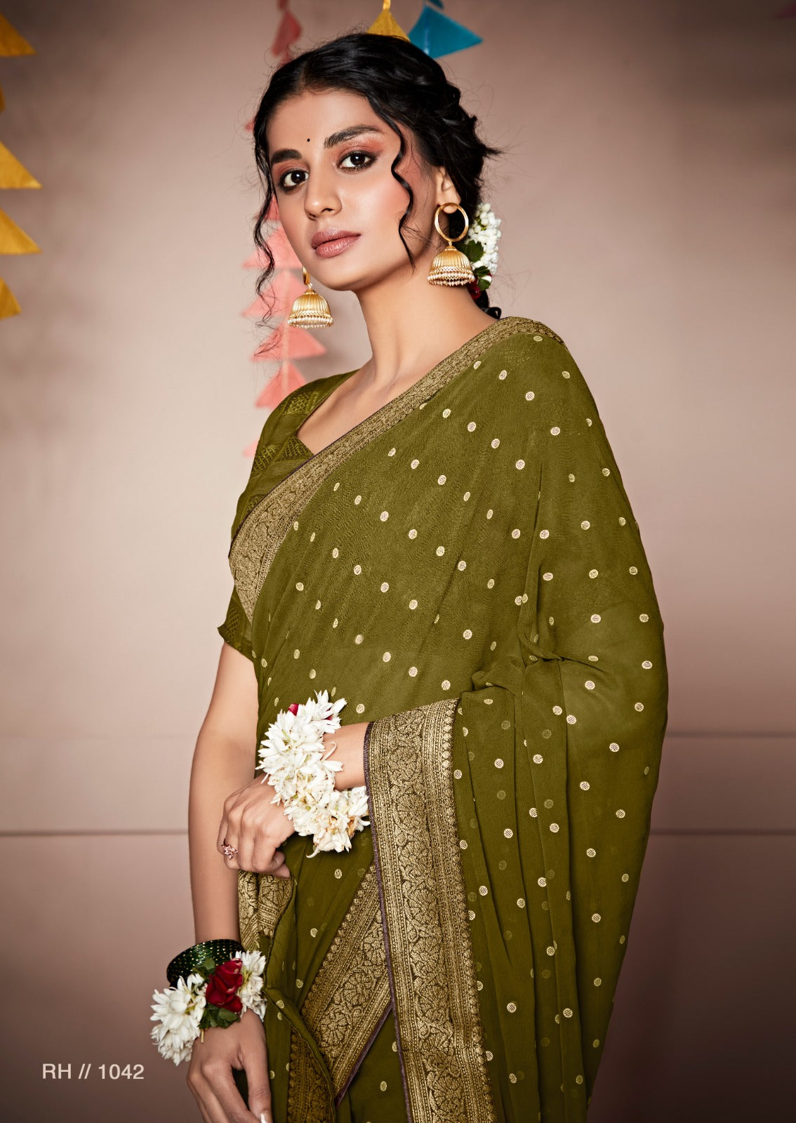 Heavy Georgette Saree - Partywear saree