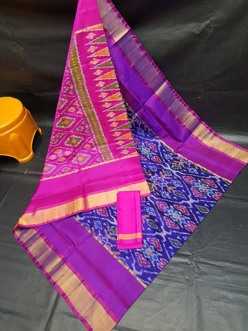 Buy Yourwish Women Yellow Woven Cotton Silk Arani Pattu Saree Online at  Best Prices in India - JioMart.
