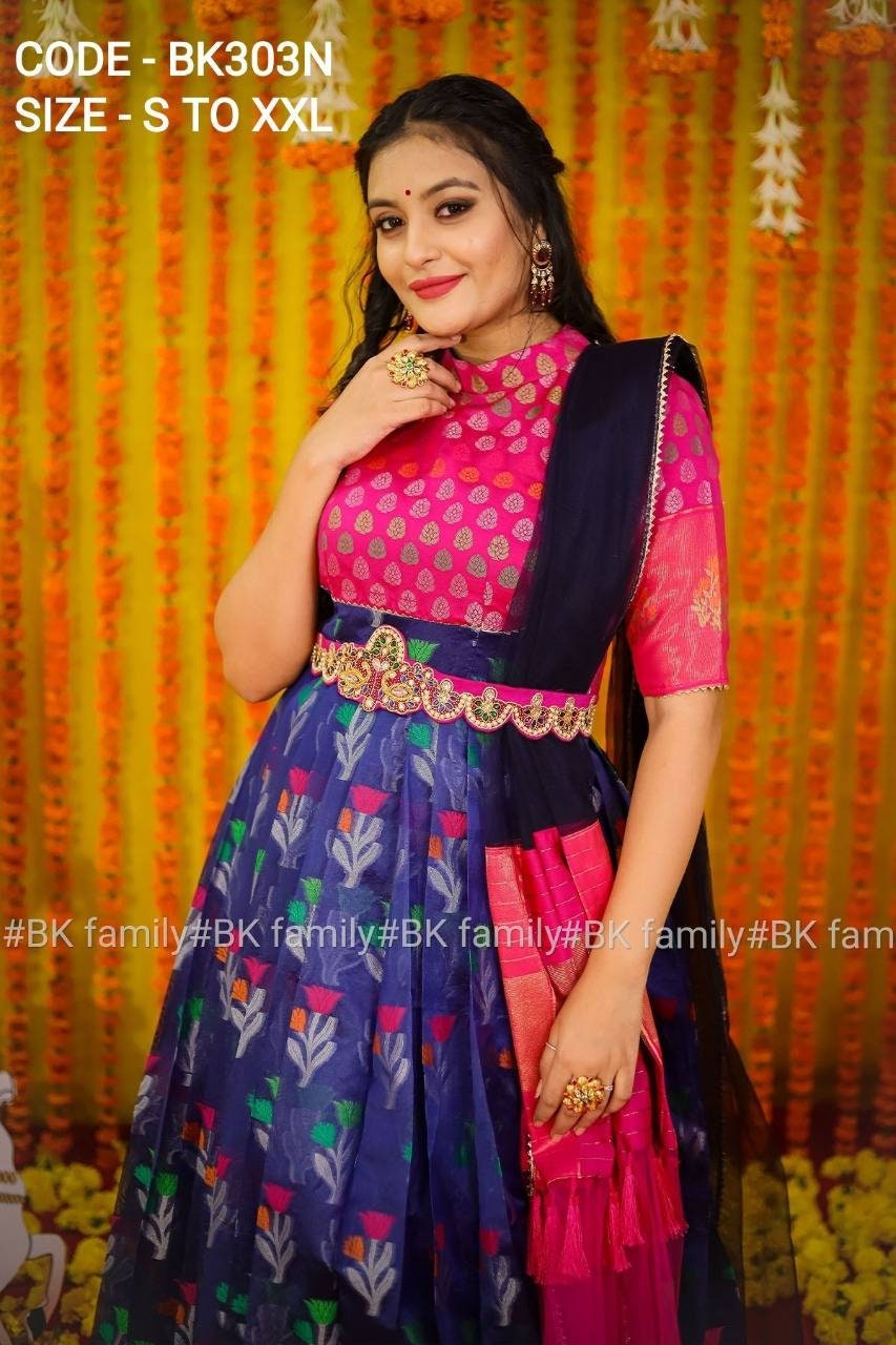 Ikkat pattu dresses clearance designs